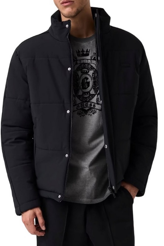 GUESS STEPHANE PUFFER JACKET ΜΠΟΥΦΑΝ ΑΝΔΡΙΚΟ BLACK
