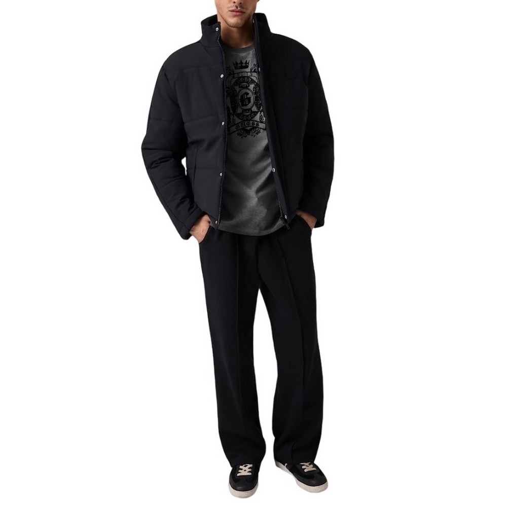 GUESS STEPHANE PUFFER JACKET ΜΠΟΥΦΑΝ ΑΝΔΡΙΚΟ BLACK
