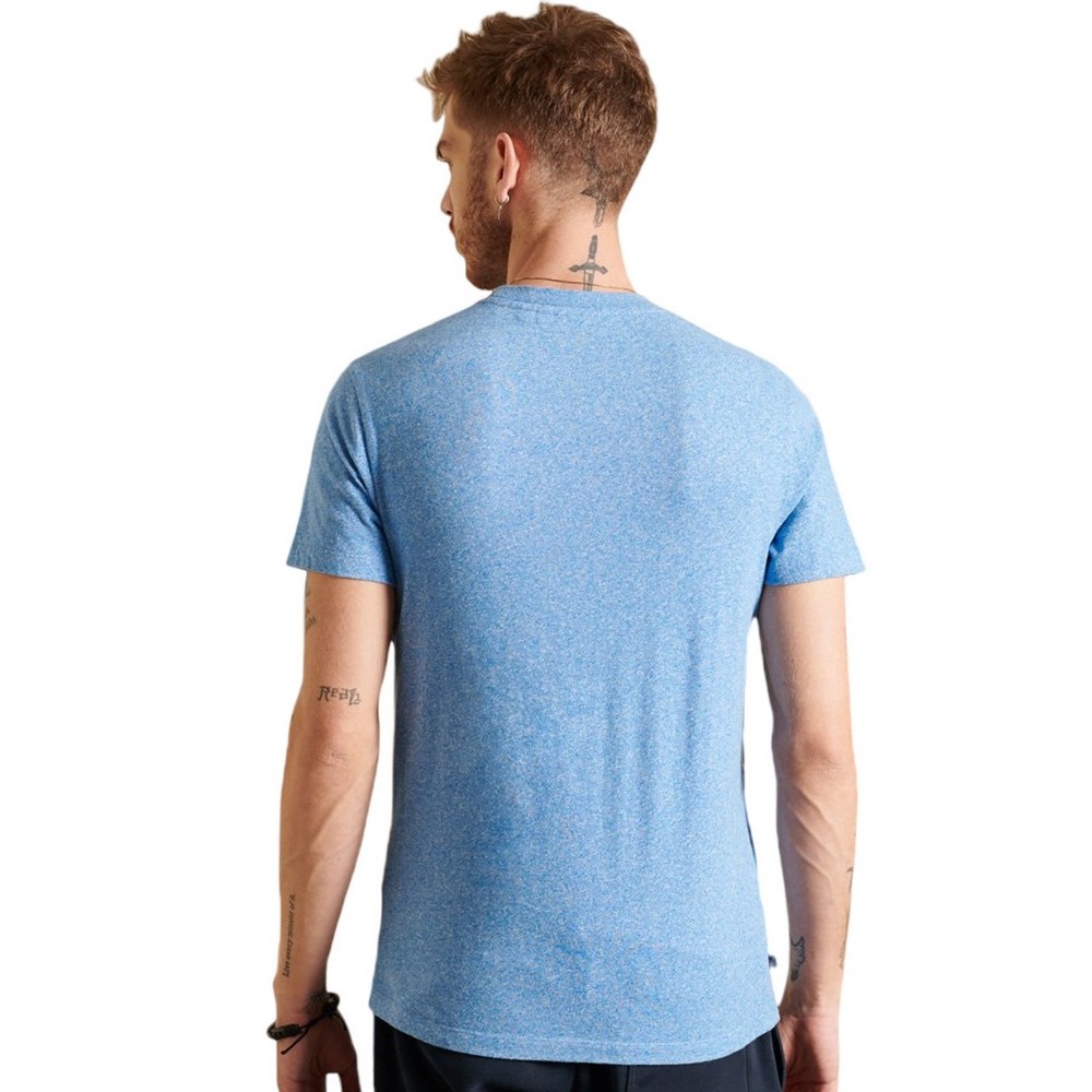 D1 OVIN ESSENTIAL LOGO EMB TEE ΜΠΛΟΥΖΑ ΑΝΔΡΙΚΟ SKY