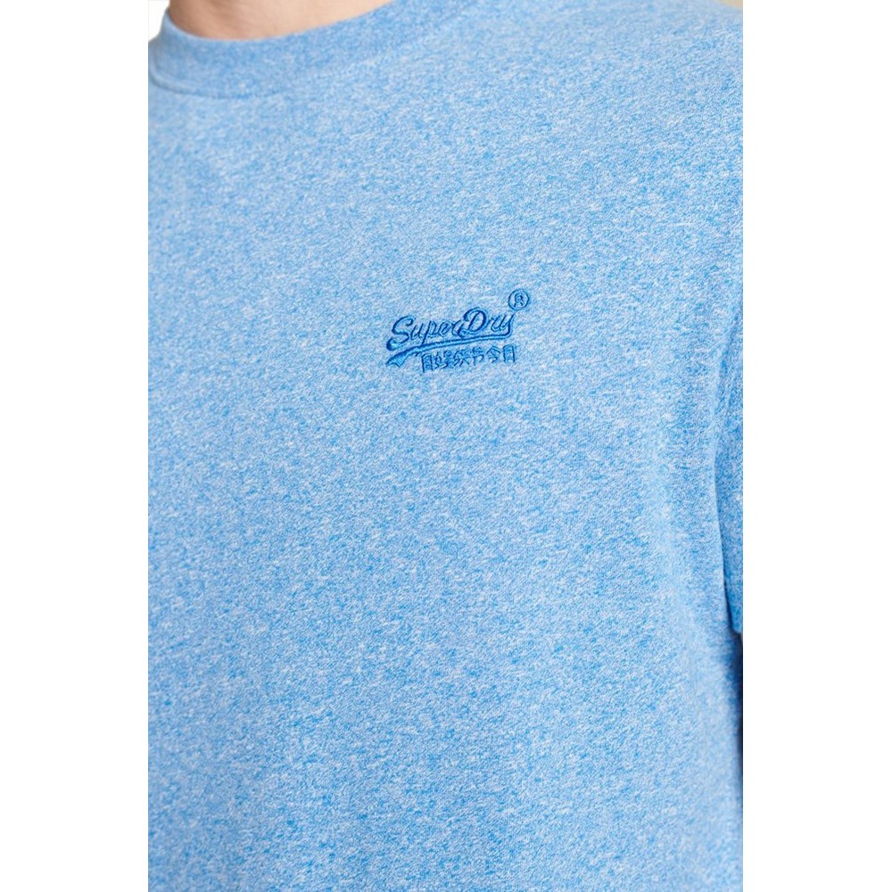 D1 OVIN ESSENTIAL LOGO EMB TEE ΜΠΛΟΥΖΑ ΑΝΔΡΙΚΟ SKY