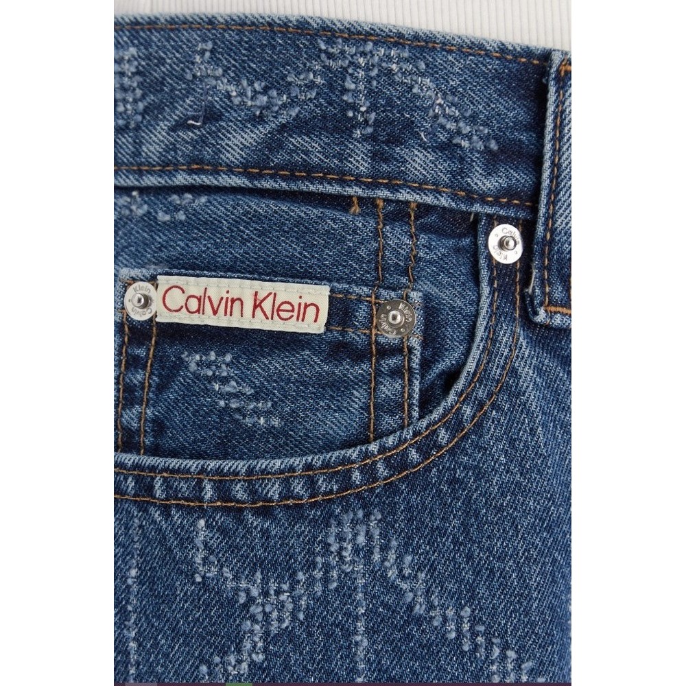 CALVIN KLEIN LOW RISE BAGGY ATLANTIC ΠΑΝΤΕΛΟΝΙ ΓΥΝΑΙΚΕΙΟ BLUΕ DENIM