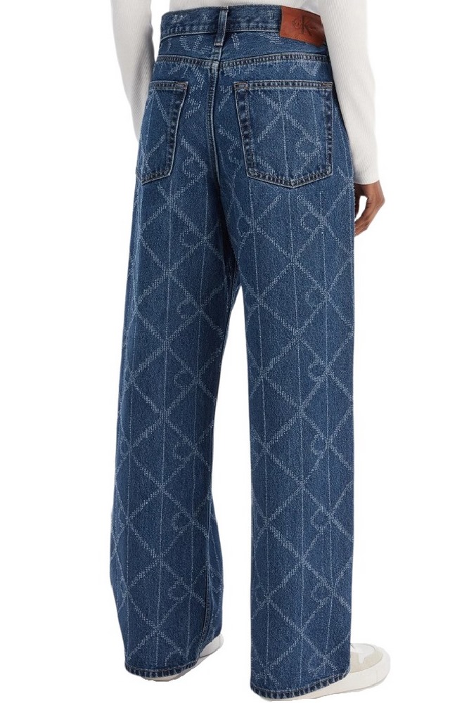 CALVIN KLEIN LOW RISE BAGGY ATLANTIC ΠΑΝΤΕΛΟΝΙ ΓΥΝΑΙΚΕΙΟ BLUΕ DENIM