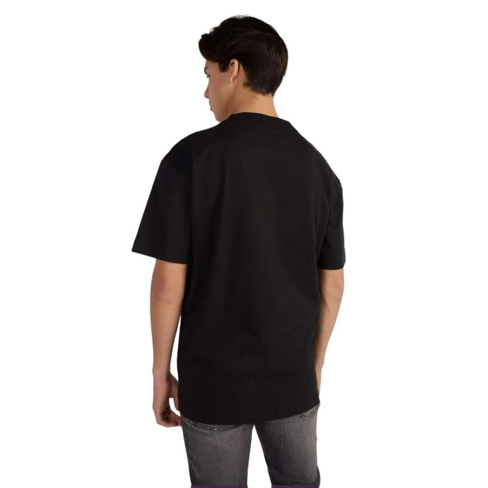 CALVIN KLEIN JEANS PERFORATED MONOLOGO ΜΠΛΟΥΖΑ T-SHIRT ΑΝΔΡΙΚΗ BLACK
