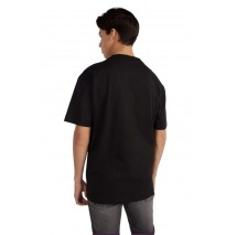 CALVIN KLEIN JEANS PERFORATED MONOLOGO ΜΠΛΟΥΖΑ T-SHIRT ΑΝΔΡΙΚΗ BLACK