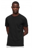 SUPERDRY STUD CREW NECK SLUB T-SHIRT ΜΠΛΟΥΖΑ ΑΝΔΡΙΚΗ BLACK