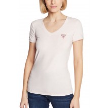 GUESS SS VN MINI TRIANGLE TEE TSHIRT ΓΥΝΑΙΚΕΙΟ PINK