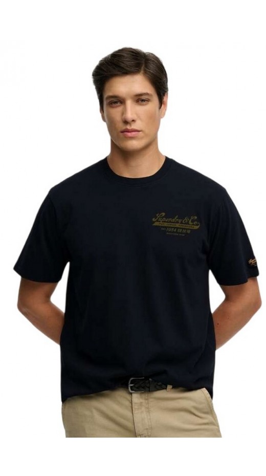 SUPERDRY D3 OVIN HERITAGE BIKER LOOSE T-SHIRT ΜΠΛΟΥΖΑ ΑΝΔΡΙΚΗ BLACK