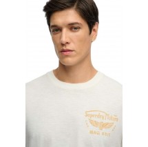 SUPERDRY D3 OVIN HERITAGE BIKER LOOSE T-SHIRT ΜΠΛΟΥΖΑ ΑΝΔΡΙΚΗ OFF WHITE