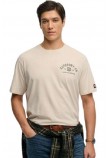 SUPERDRY D3 OVIN HERITAGE BIKER LOOSE T-SHIRT ΜΠΛΟΥΖΑ ΑΝΔΡΙΚΗ BEIGE