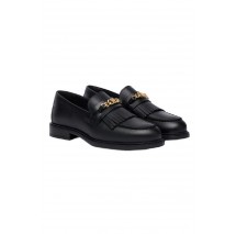TOMMY HILFIGER CHAIN FRINGE LEATHER LOAFER ΠΑΠΟΥΤΣΙ ΓΥΝΑΙΚΕΙΟ BLACK