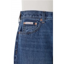 CALVIN KLEIN JEANS THE WIDE LEG INDIGO JULIUS ΠΑΝΤΕΛΟΝΙ ΤΖΙΝ ΓΥΝΑΙΚΕΙΟ BLUΕ DENIM