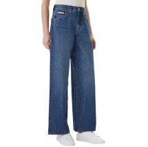 CALVIN KLEIN JEANS THE WIDE LEG INDIGO JULIUS ΠΑΝΤΕΛΟΝΙ ΤΖΙΝ ΓΥΝΑΙΚΕΙΟ BLUΕ DENIM