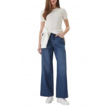 CALVIN KLEIN JEANS THE WIDE LEG INDIGO JULIUS ΠΑΝΤΕΛΟΝΙ ΤΖΙΝ ΓΥΝΑΙΚΕΙΟ BLUΕ DENIM