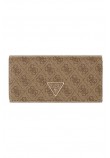 GUESS LAUREL II SLG FLAP ORGANIZER ΠΟΡΤΟΦΟΛΙ ΓΥΝΑΙΚΕΙΟ LATTE