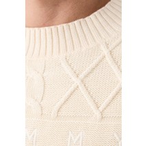 TOMMY JEANS RLX FLAG CABLE SWEATER EXT ΜΠΛΟΥΖΑ ΠΛΕΚΤΗ ΑΝΔΡΙΚΗ CREAMY WHITE