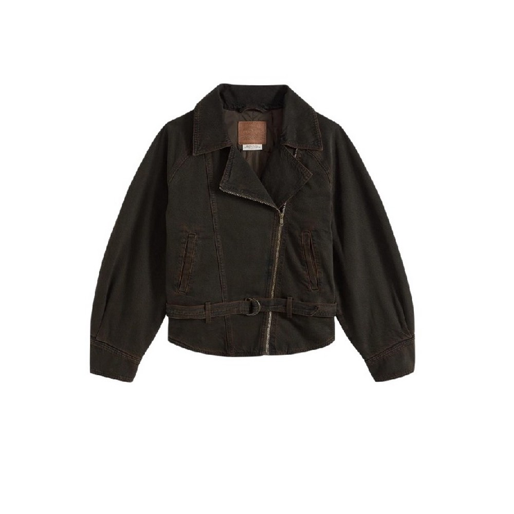 LEVIS 80S BOMBER JACKET ΜΠΟΥΦΑΝ ΤΖΙΝ ΓΥΝΑΙΚΕΙΟ BROWN