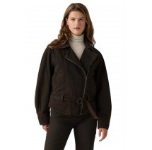 LEVIS 80S BOMBER JACKET ΜΠΟΥΦΑΝ ΤΖΙΝ ΓΥΝΑΙΚΕΙΟ BROWN