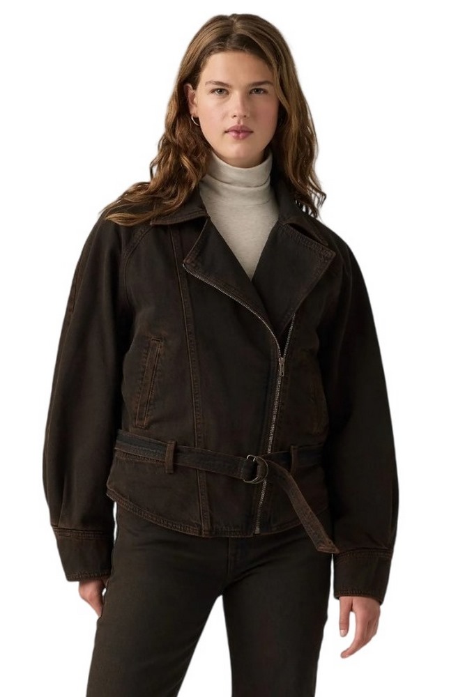 LEVIS 80S BOMBER JACKET ΜΠΟΥΦΑΝ ΤΖΙΝ ΓΥΝΑΙΚΕΙΟ BROWN
