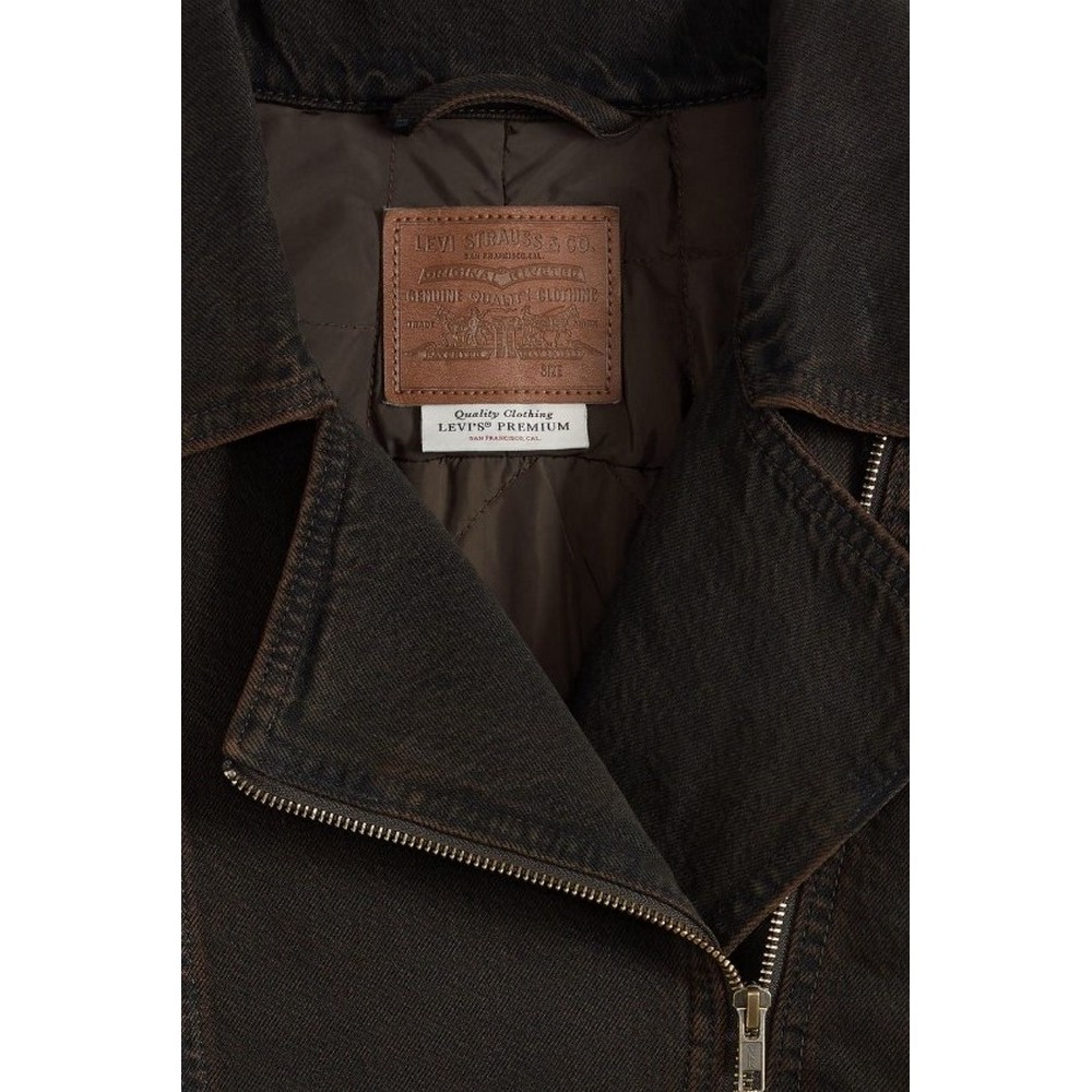 LEVIS 80S BOMBER JACKET ΜΠΟΥΦΑΝ ΤΖΙΝ ΓΥΝΑΙΚΕΙΟ BROWN