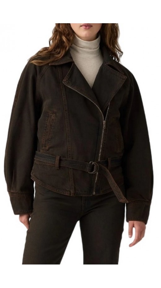 LEVIS 80S BOMBER JACKET ΜΠΟΥΦΑΝ ΤΖΙΝ ΓΥΝΑΙΚΕΙΟ BROWN