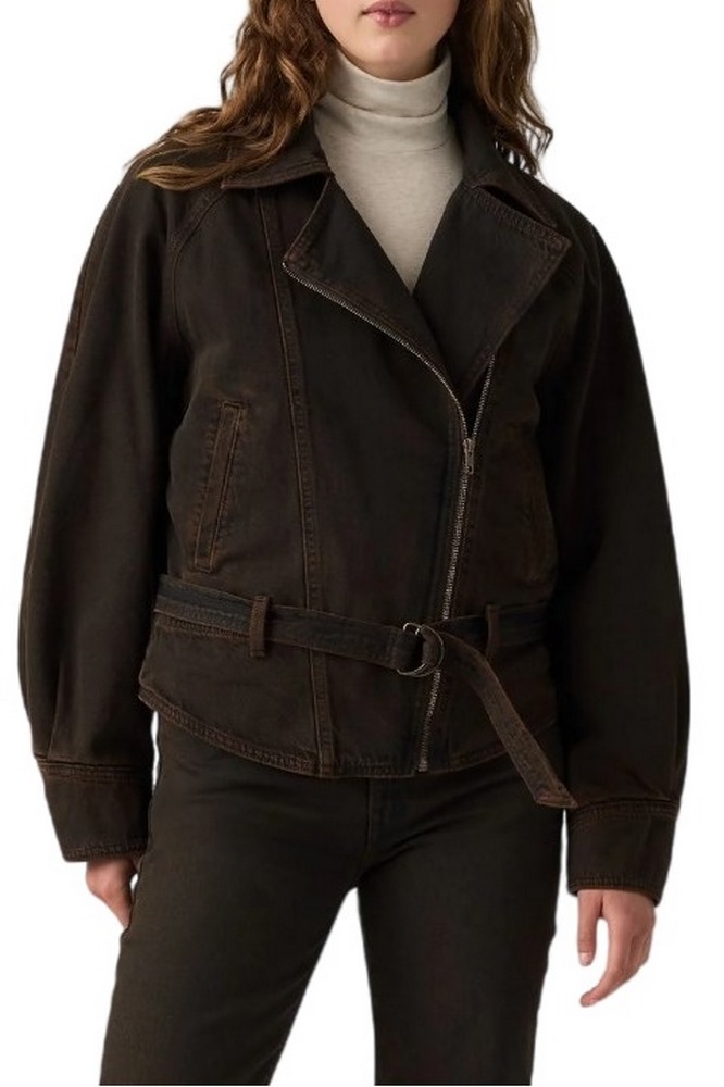LEVIS 80S BOMBER JACKET ΜΠΟΥΦΑΝ ΤΖΙΝ ΓΥΝΑΙΚΕΙΟ BROWN