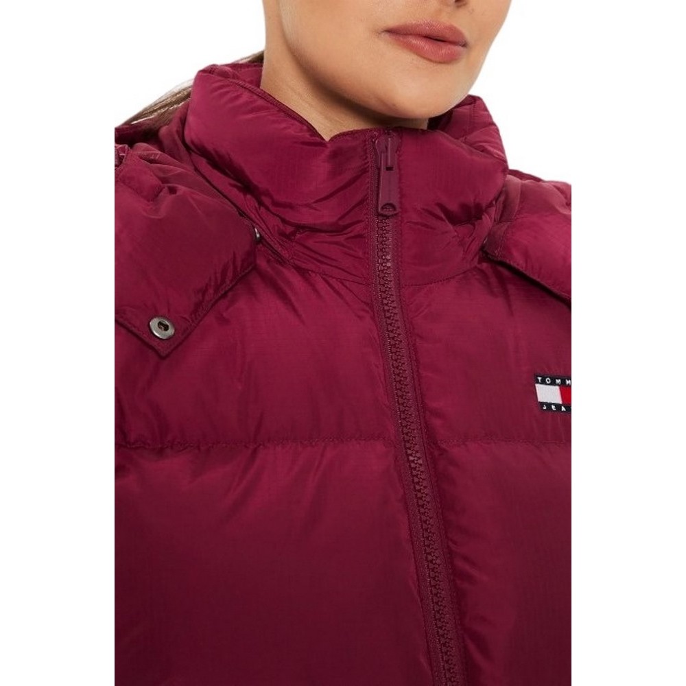 TOMMY JEANS ALASKA PUFFER EXT ΜΠΟΥΦΑΝ ΓΥΝΑΙΚΕΙΟ BORDEAUX
