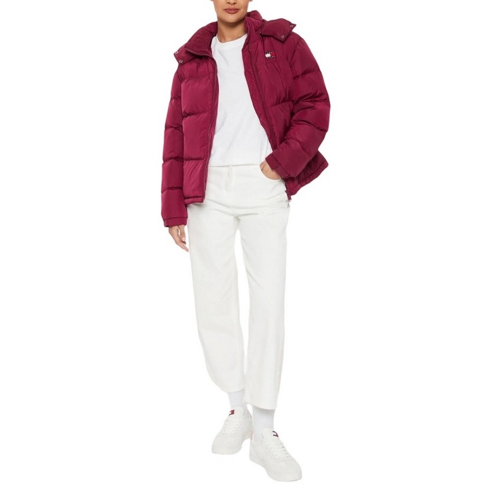 TOMMY JEANS ALASKA PUFFER EXT ΜΠΟΥΦΑΝ ΓΥΝΑΙΚΕΙΟ BORDEAUX