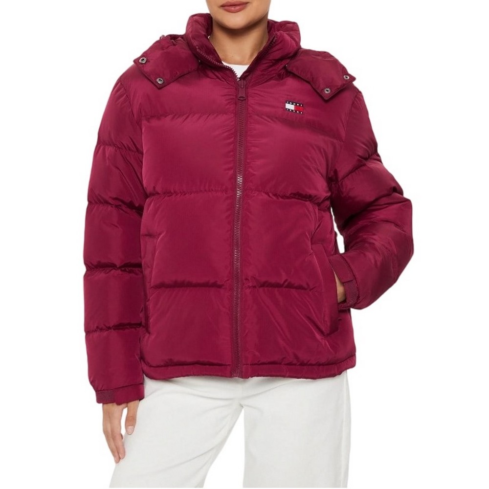 TOMMY JEANS ALASKA PUFFER EXT ΜΠΟΥΦΑΝ ΓΥΝΑΙΚΕΙΟ BORDEAUX
