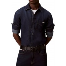 CALVIN KLEIN JEANS ESSENTIAL CLASSIC FELDMAN SHIRT ΠΟΥΚΑΜΙΣΟ ΑΝΔΡΙΚΟ DARK BLUE