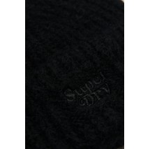 SUPERDRY D3 SDRY RIB KNIT BEANIE HAT ΣΚΟΥΦΟΣ  ΓΥΝΑΙΚΕΙΟΣ BLACK