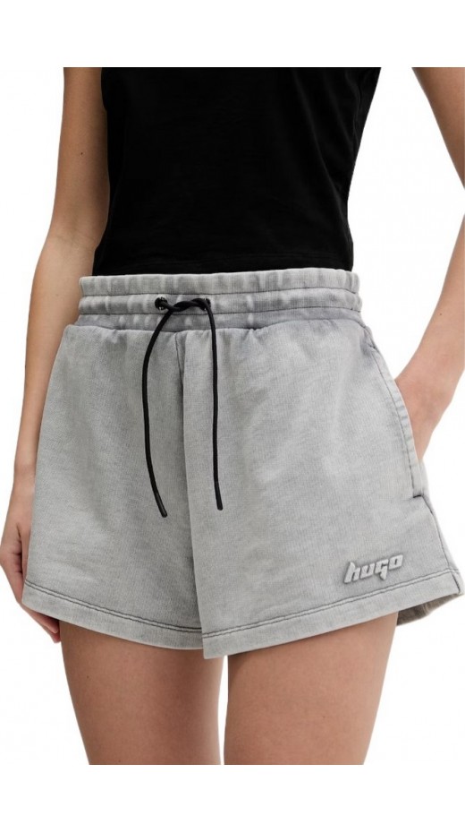 HUGO BOSS JERSEY SHORTS NORLINA B1 ΣΟΡΤΣ ΓΥΝΑΙΚΕΙΟ GREY