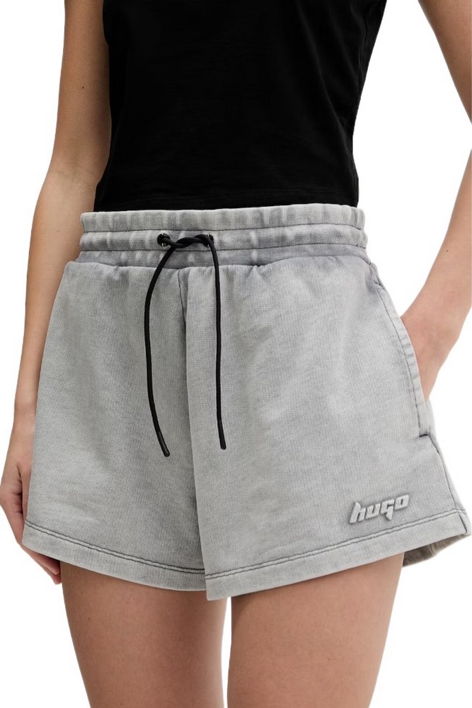 HUGO BOSS JERSEY SHORTS NORLINA B1 ΣΟΡΤΣ ΓΥΝΑΙΚΕΙΟ GREY