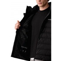 CALVIN KLEIN LTWT NYLON HOODED PUFFER JKT ΜΠΟΥΦΑΝ ΑΝΔΡΙΚΟ BLACK