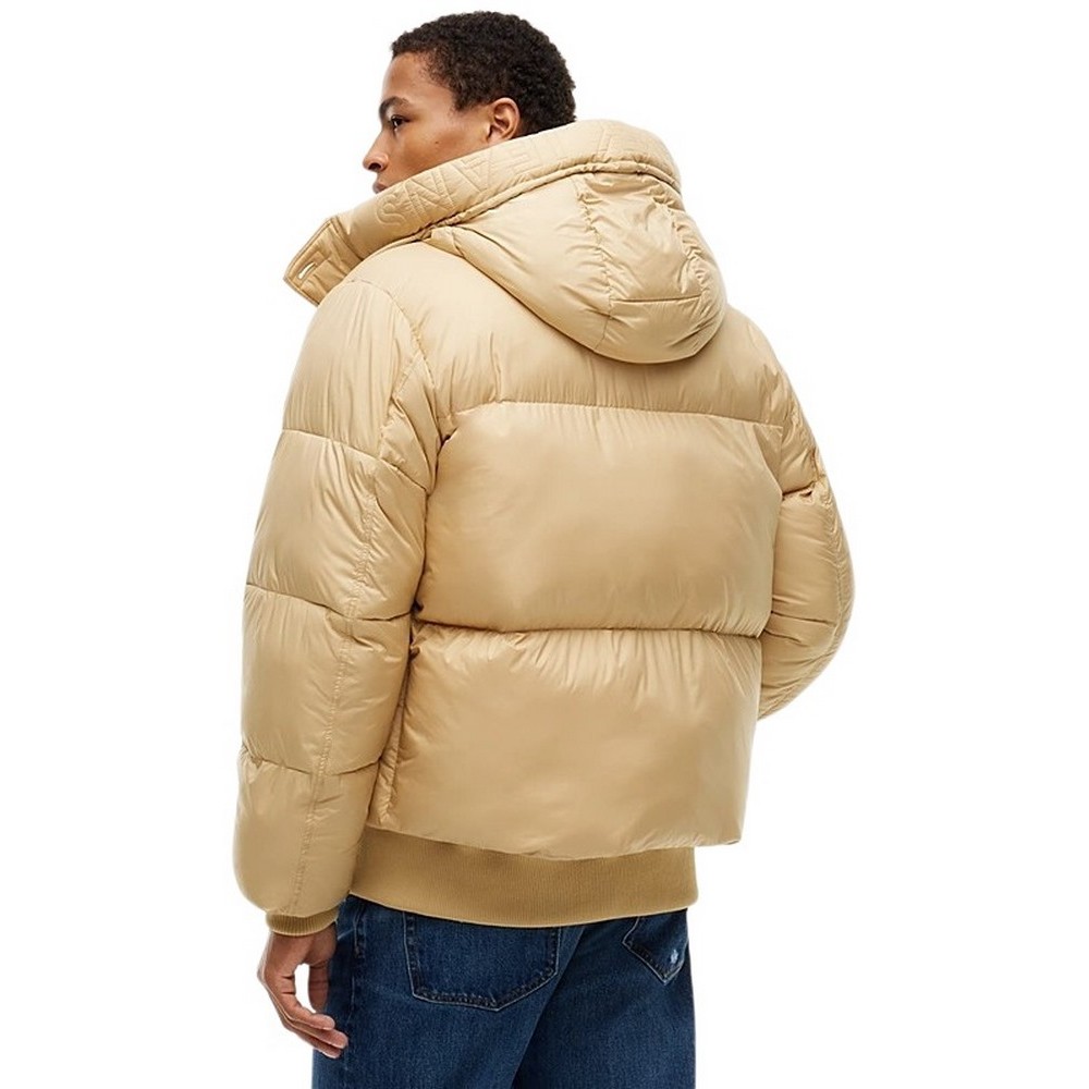 TOMMY JEANS WORKWEAR HOODED JACKET EXT ΜΠΟΥΦΑΝ ΑΝΔΡΙΚΟ BEIGE