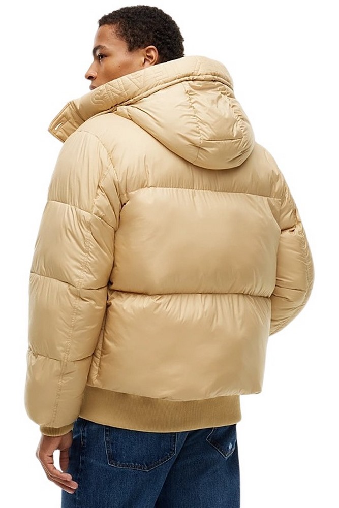 TOMMY JEANS WORKWEAR HOODED JACKET EXT ΜΠΟΥΦΑΝ ΑΝΔΡΙΚΟ BEIGE