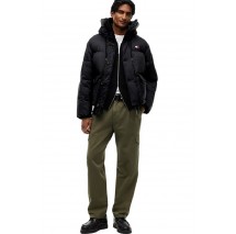 TOMMY JEANS WORKWEAR HOODED JACKET EXT ΜΠΟΥΦΑΝ ΑΝΔΡΙΚΟ BLACK