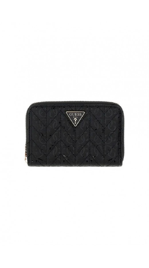 GUESS STACEY SLG MEDIUM ZIP AROUND ΠΟΡΤΟΦΟΛΙ ΓΥΝΑΙΚΕΙΟ BLACK