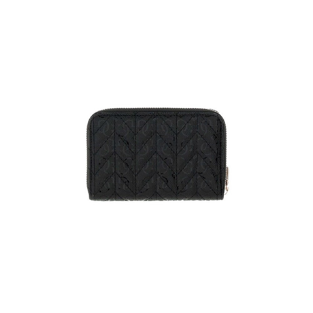 GUESS STACEY SLG MEDIUM ZIP AROUND ΠΟΡΤΟΦΟΛΙ ΓΥΝΑΙΚΕΙΟ BLACK