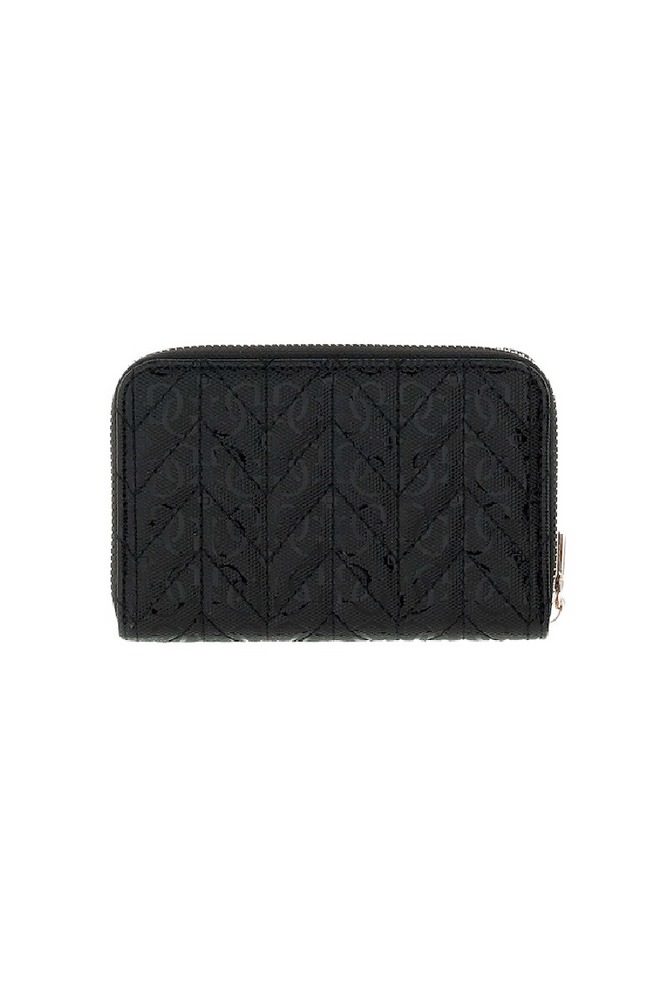 GUESS STACEY SLG MEDIUM ZIP AROUND ΠΟΡΤΟΦΟΛΙ ΓΥΝΑΙΚΕΙΟ BLACK