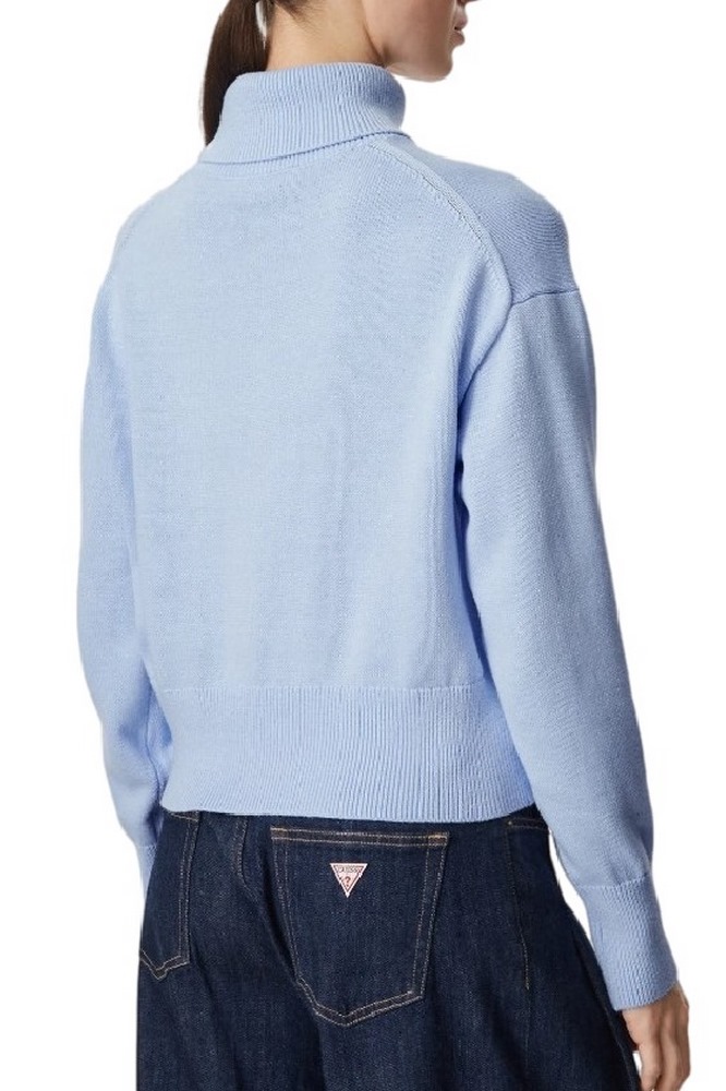 CALVIN KLEIN JEANS LS LOGO TNECK PULLOVER ΜΠΛΟΥΖΑ ΠΛΕΚΤΗ ΓΥΝΑΙΚΕΙΑ CIEL