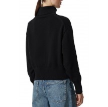 CALVIN KLEIN JEANS LS LOGO TNECK PULLOVER ΜΠΛΟΥΖΑ ΠΛΕΚΤΗ ΓΥΝΑΙΚΕΙΑ BLACK