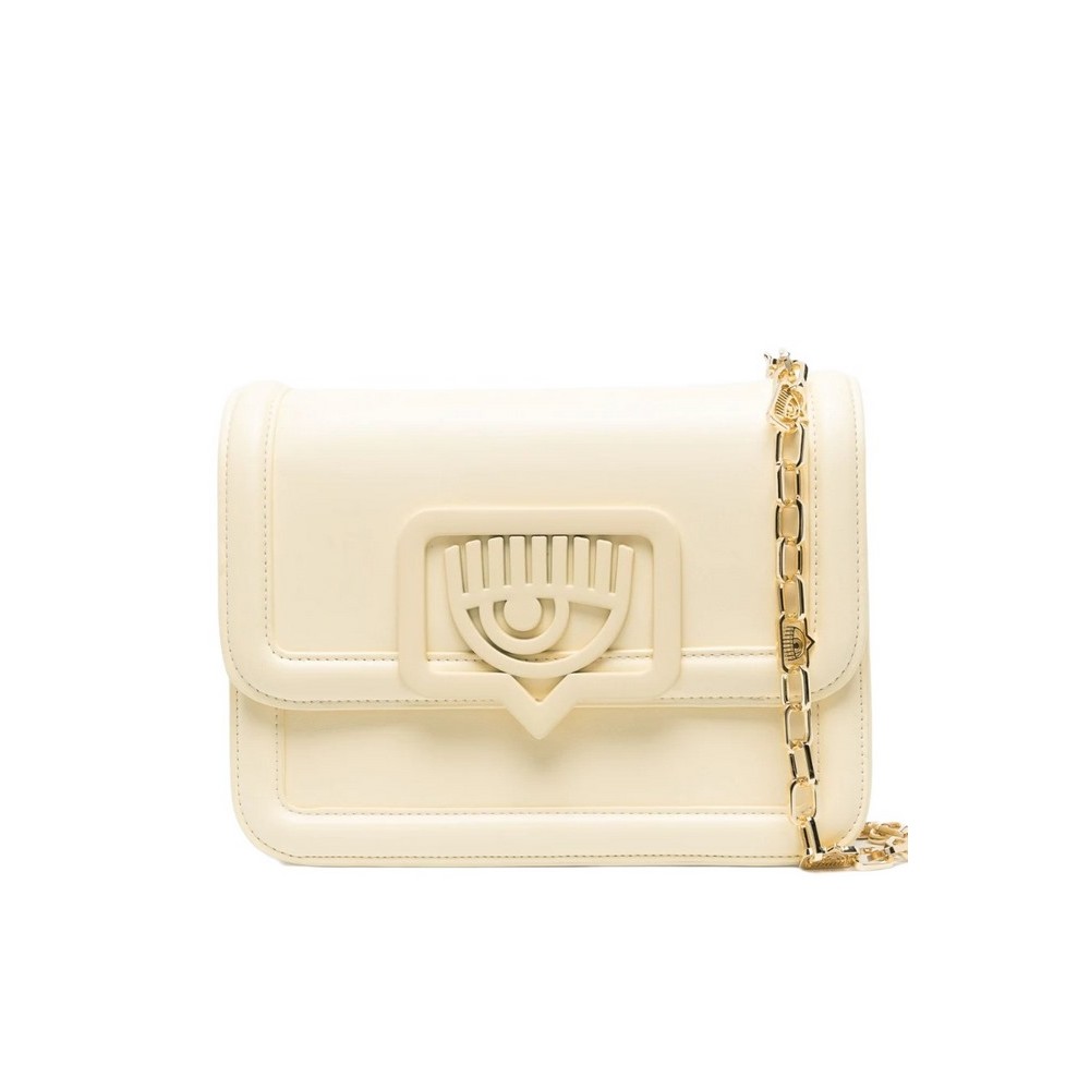 CHIARA FERRAGNI RANGE B - EYELIKE BUCKLE CALF PU BUCKLE MC ΤΣΑΝΤΑ ΓΥΝΑΙΚΕΙΑ YELLOW