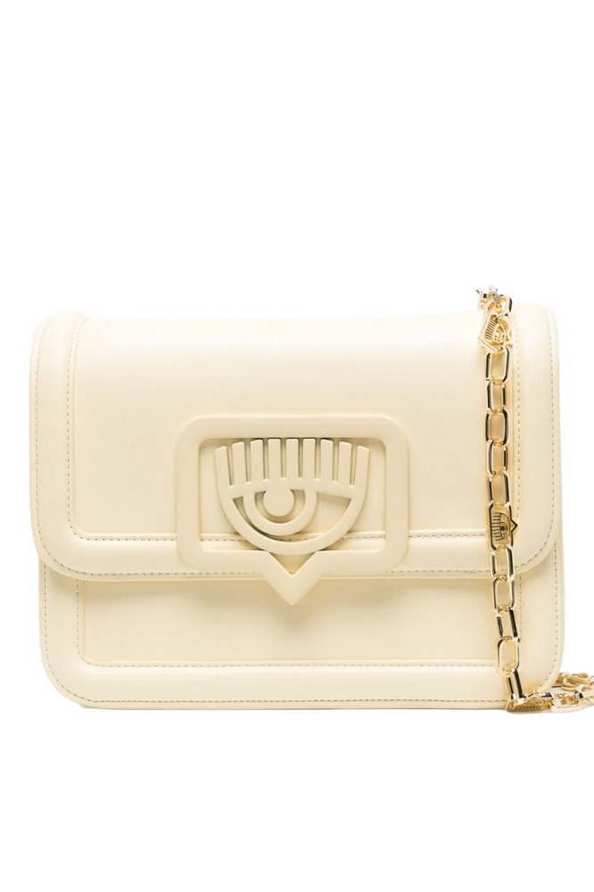 CHIARA FERRAGNI RANGE B - EYELIKE BUCKLE CALF PU BUCKLE MC ΤΣΑΝΤΑ ΓΥΝΑΙΚΕΙΑ YELLOW