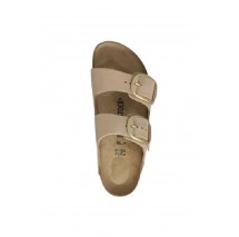 BIRKENSTOCK LEATHER ARIZONA BIG BUCKLE LENB NARROW SEASONAL ΠΑΝΤΟΦΛΑ ΓΥΝΑΙΚΕΙΑ SAND