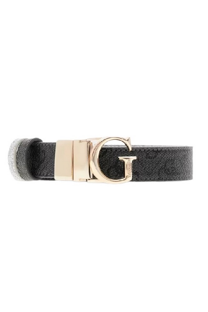 GUESS LINDSEY REV & NT ADJ H25 PN BT ΖΩΝΗ ΓΥΝΑΙΚΕΙΑ DARK GREY