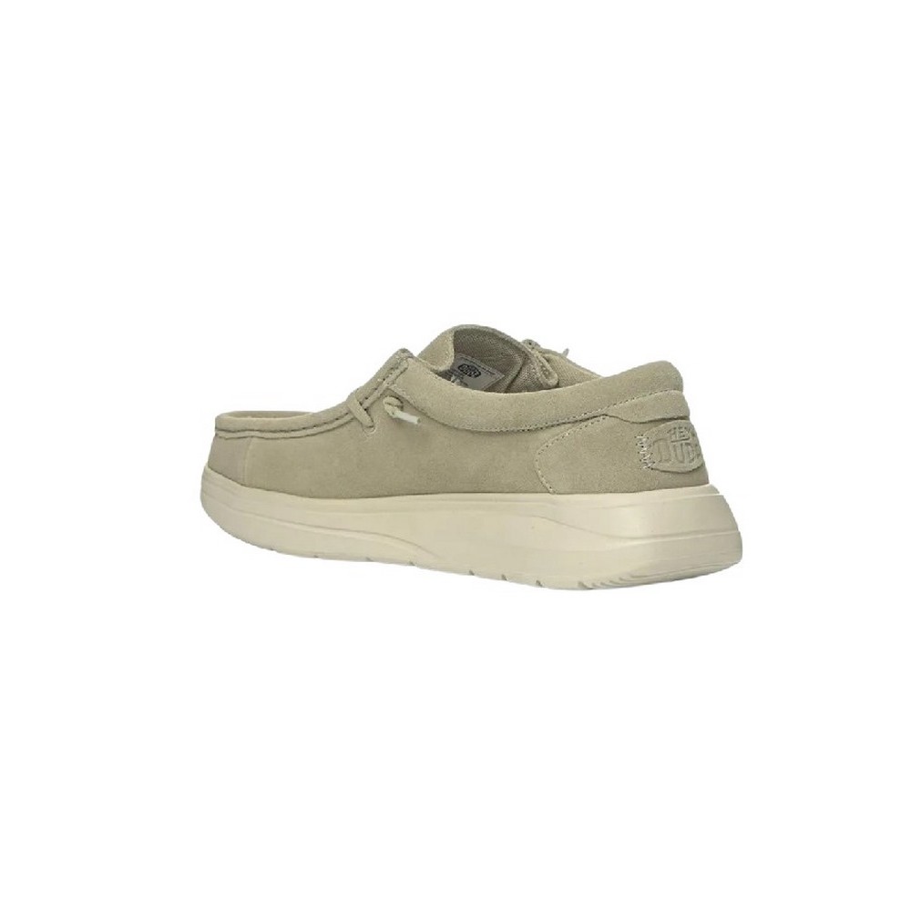 HEY DUDE WALLY COMF SUEDE 41975  ΠΑΠΟΥΤΣΙ ΑΝΔΡΙΚΟ STONE