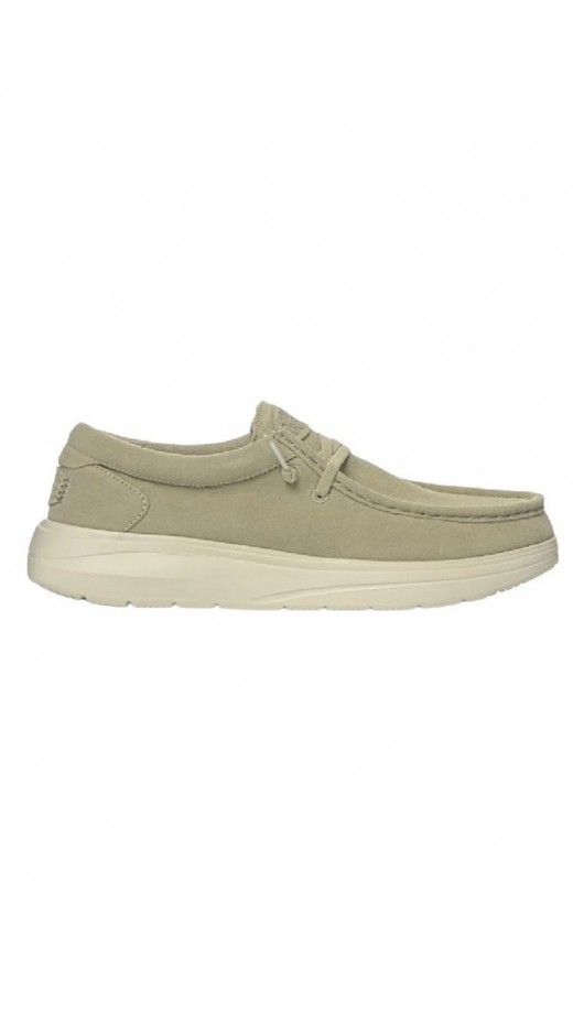 HEY DUDE WALLY COMF SUEDE 41975  ΠΑΠΟΥΤΣΙ ΑΝΔΡΙΚΟ STONE