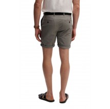 SUPERDRY D1 STUD PREMIUM REGULAR CHINO SHORT ΣΟΡΤΣ ΑΝΔΡΙΚΟ WASHED GREY