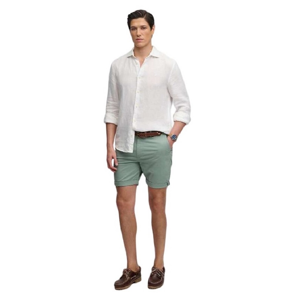 SUPERDRY D1 STUD PREMIUM REGULAR CHINO SHORT ΣΟΡΤΣ ΑΝΔΡΙΚΟ MINT