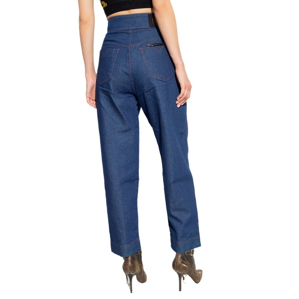 VERSACE JEANS COUTURE MOM ESTELLE 75DP508 MOM ESTELLE ΠΑΝΤΕΛΟΝΙ ΓΥΝΑΙΚΕΙΟ BLUΕ DENIM